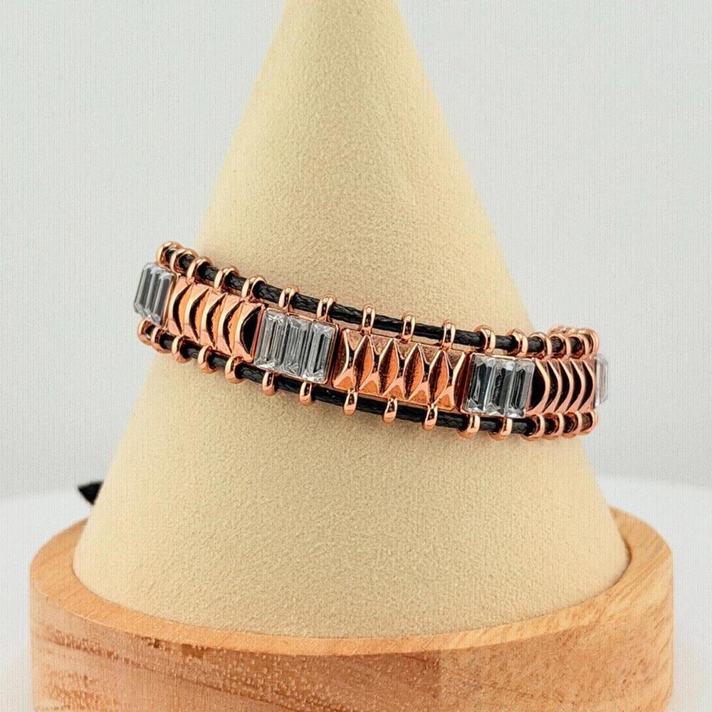 Bomb Party Adjustable Chord Bracelet - Reversible - Rose Gold (4)